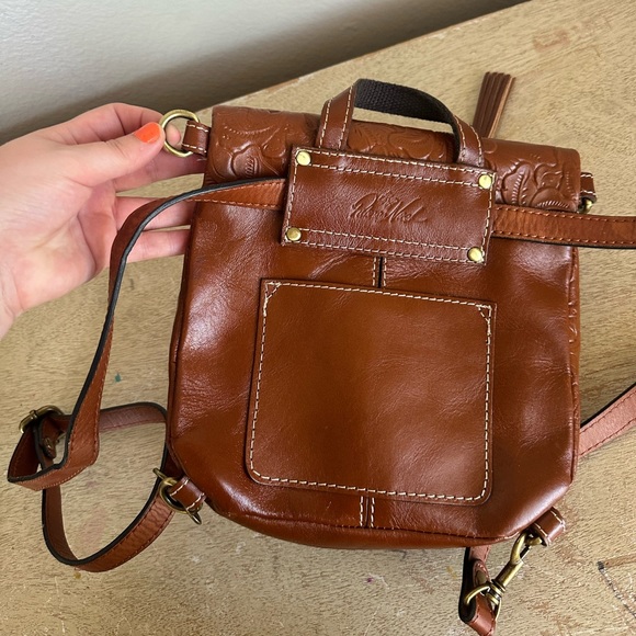 Patricia Nash Tooled Leather Convertible Backpack main image 4